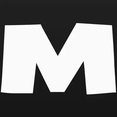 М.Видео, сеть магазинов техники, лого-визитка